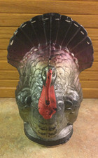 Vintage THANKSGIVING Turkey Gurley Candle Unused Large 7