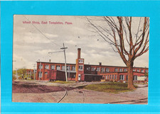 Vintage Postcard-Wheel Shop, East Templeton, MA. picture