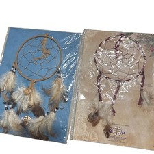 Genuine Lakota Sioux Dream Catchers From St Joseph’s Indian School - Lot Of 2 picture