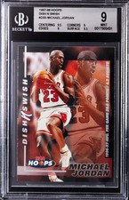 1997-98 HOOPS DISH N SWISH #DS5 MICHAEL JORDAN BGS 9 picture