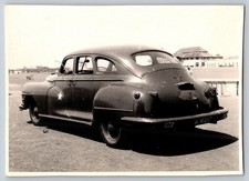 Vintage WW2 US Army Staff Car 1940s Dodge Chrysler Sedan Military Photo Original picture