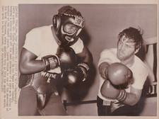 1972 Press Photo Heavyweight Jerry Quarry Trains for Muhammad Ali at Las Vegas picture