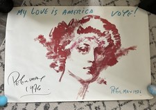 Peter Max Full Signature Signed 1976 
