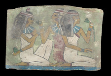 UNIQUE PHARAONIC ANCIENT EGYPTIAN Beatiful Egyptian Women Wood Stella Stela (A+) picture