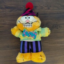 Vintage Dakin Garfield Party Time Clown Plush 9
