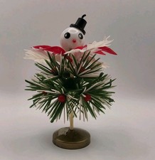 Vintage Christmas Snowman Plastic Mistletoe, Made In Hong Kong Napco? Top Hat picture