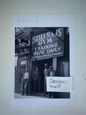 Joe Lewis Boxer & Jack Blackburn Stillman's Gym Scene Book Photograph picture