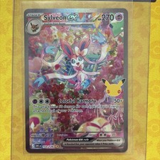 Sylveon EX 153/128 Pokémon 30th celebration Full Art Holo - pack fresh mint  picture