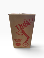 Vintage NOS DUKE by LEDU Desk Lamp Sweden White MCM New in Box Model 928 picture