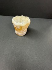 Imperial Glass  Caramel Slag Toothpick Holder.          #53 picture