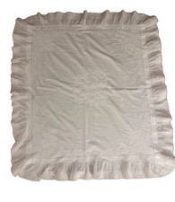 2 Matching Antique Ruffled And Lace Pillow Covers picture