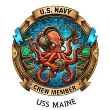 USS Maine Crew Member SSBN Patriotic Gift US Navy Veteran Pride 4