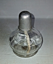 Vintage T.C.W. Co Glass Alcohol Burner Lamp Apothecary Chemistry Laboratory USA picture