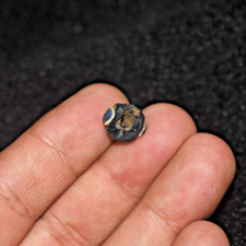Rare Authentic Ancient Mosaic Gabri Glass Bead with Eye in good Condition picture