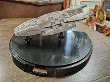 Hasbro Titanium Series Ultra Die-Cast Battlestar Galactica ship, in display case picture