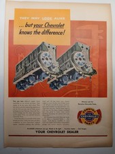 Original 1954 Chevrolet Genuine Parts Magazine Ad 