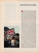 Sebastian Coe Parades Union Jack 3:49.0 Mile Vintage 1979 Photo picture
