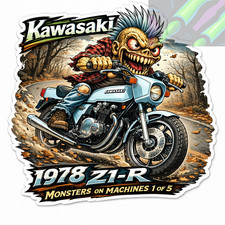 1978 Kawasaki Z1-R 9x9cm Durable Die-Cut Vinyl Sticker 1 of 5 picture