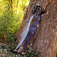 Handmade 300 Spartan Sword Replica Carbon Steel Display Collectible with Sheath picture