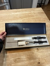 Vintage Cutco Carving Knife Set Stainless Steel Kitchenware With Original Box CZ picture