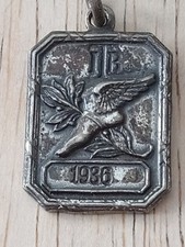 Vintage 1936 Junior 2nd Divison Pendant Medal picture