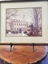 Vintage Kirtland Temple Framed Photo Print 8x10