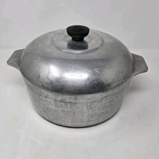 Vintage Sidney-O- Wagner Ware Magnalite Dutch Oven 4248-P Roaster W/ Lid 5 Qt picture