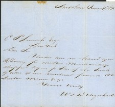 1853 Autograph Document Signed - New Orleans picture