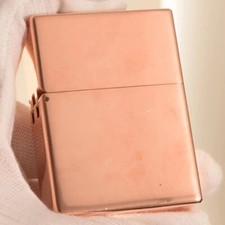 ZORRO 912S Red Copper Windproof Kerosene Lighter- 190g Body & Heavy Duty Hinge picture