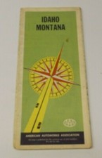 AAA MAP— 1959-1960 Edition — Idaho & Montana picture