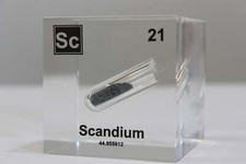 Scandium Element Cube picture