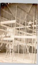 WOOD FRAME CONSTRUCTION akron oh c1910 postcard ohio real photo rppc interior picture