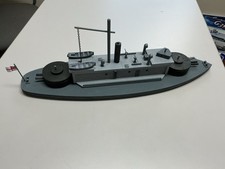 Hand Made Wooden Model Of The HMS HECATE One Of The 1870’s Pre Dreadnoughs picture