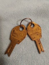 Vintage BELLOCK Brass Keys Eagle Lock Slot Vending Machine zep 28 picture