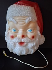 Vintage 1968 Empire Blow Mold Santa Face 17 Inches picture