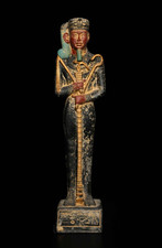 Authentic Ancient Egyptian Antiques Rare God Khonsu Figurine Authentic BC picture