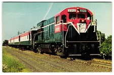 Delaware & Hudson Railway Preamble Express Locomotive 2312 Train Postcard picture