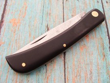 BIG VINTAGE CASE XX 10 DOT USA 2138 SODBUSTER POCKET KNIFE CARBON STEEL KNIVES picture