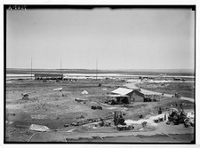 Photo:Lydda Airport Palestine 1930s KLM Plane Landing Airfield picture