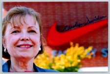 Carolyn Davidson Hand Signed 4x6 Photo - Creator of the Nike Swoosh picture