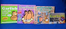 Garfield Jim Davis 4 Book Lot Fat Cat 3-Pack Vol 1 First Colorized Ed picture