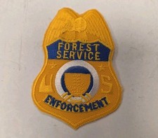 U.S. Forest Service Enforcement Embroidered Badge Patch Federal Law Enforcement picture
