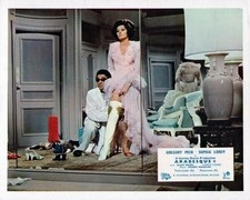 Arabesque 1966 Sophia Loren tries on long leather white boot 11x14 inch photo picture
