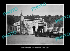 OLD LARGE HISTORIC PHOTO LEBEC CALIFORNIA, VIEW OF THE LEBEC HOTEL c1925 picture