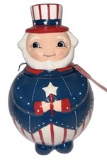 Johanna Parker Uncle Sam Patriotic 4th of July Cookie Jar Carnival Cottage picture
