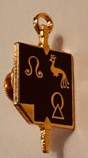 Dobro Slovo “The National Slavic Honor Society” Pinback Pin 1/2” x 1 1/16” picture