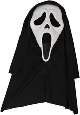Adult Scream Mask | Classic Ghost Face Slasher, Horror Movie Killer Costume Acce picture