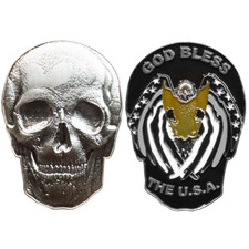 EL14-018 Thin Gray Line Flag CO Correctional Officer Eagle God Bless America Sku picture