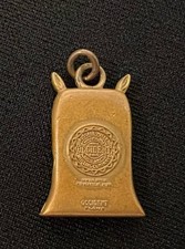 Vintage Russell Miller Milling Co Brass Bracelet Charm 50th Anniversary picture
