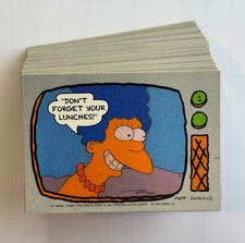 1990 Topps The Simpsons 84 Card Base Set Lot 84/88 Vintage picture